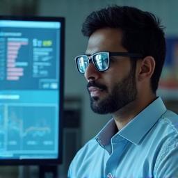 Dr Rohan Singh analysing player workload