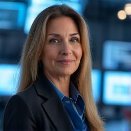 Karen Doyle at stadium control room