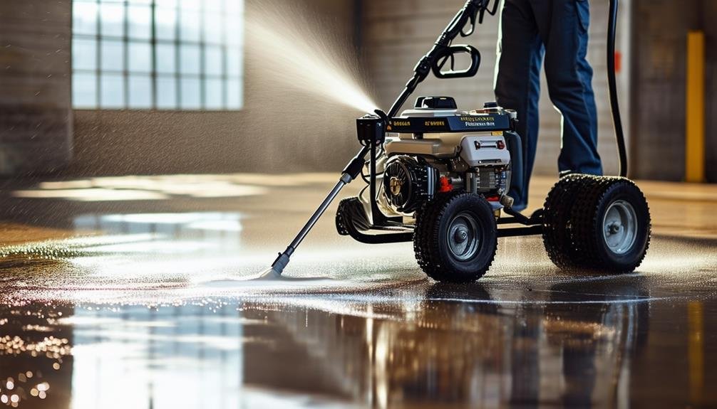 efficient cleaning with pressure washers