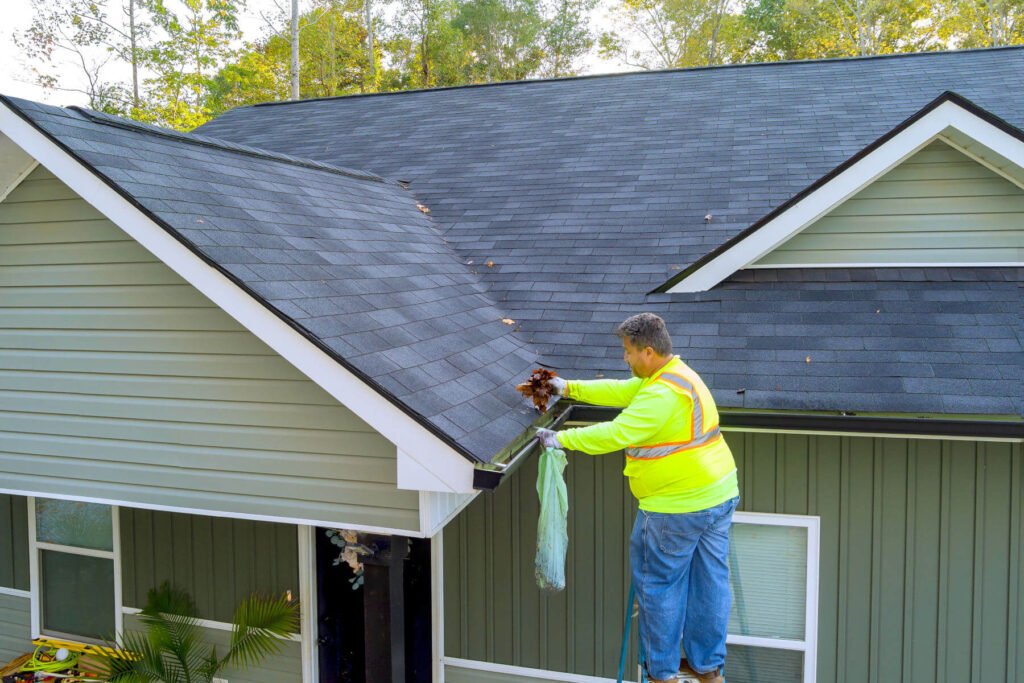 Roof washing